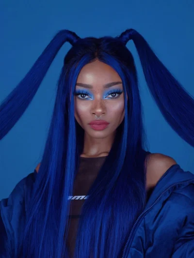 Striking Look—SciFi Blue / Black